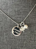 O CANADA Small Disk Cluster Necklace