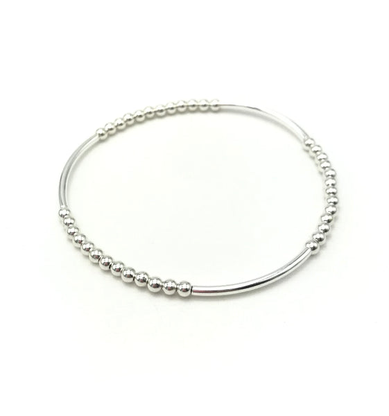 3 mm ball and tube EMILY Bracelet