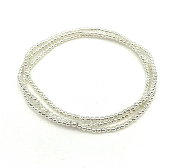 2 mm EMILY Triple Wrap bracelet
