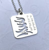 WIDE - WEST WIND PINE TREE pendant