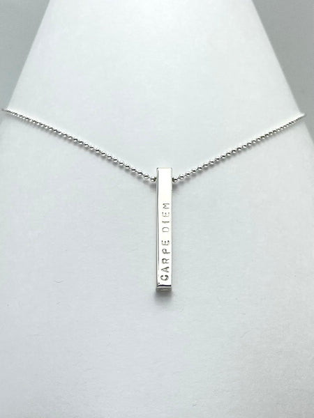 TANYA vertical bar necklace