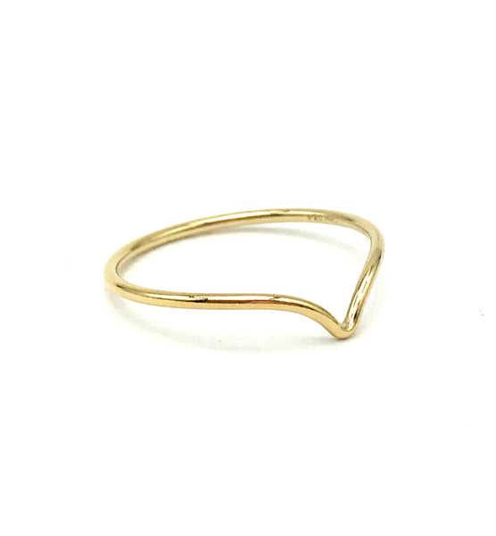 Chevron Stacking Ring