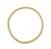 3 mm Gold Filled Ball Bracelet
