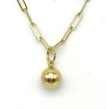 14KGF Ball charm