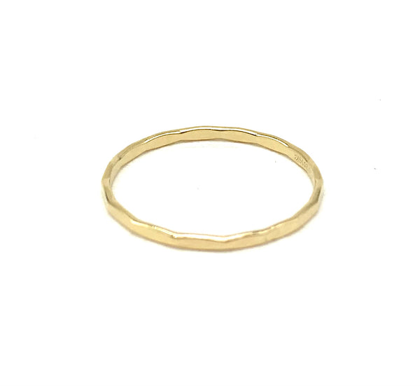 Hammered Stacking Ring