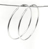 Silver Endless Hoop Earrings