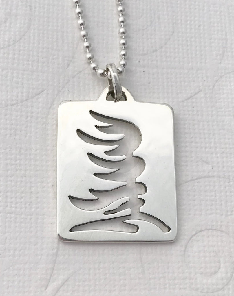 NARROW - WEST WIND PINE TREE pendant