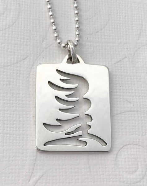 NARROW - WEST WIND PINE TREE pendant