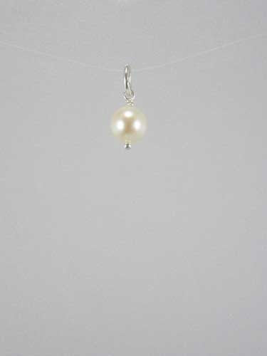 White Freshwater Pearl Charm