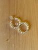Silver Ball Hoop Medium