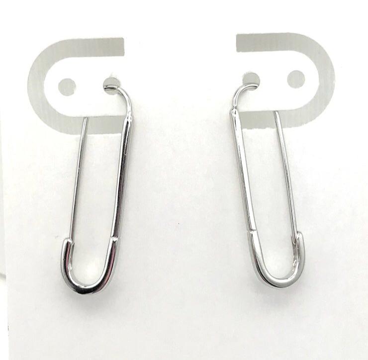 Safety Pin design Earrings