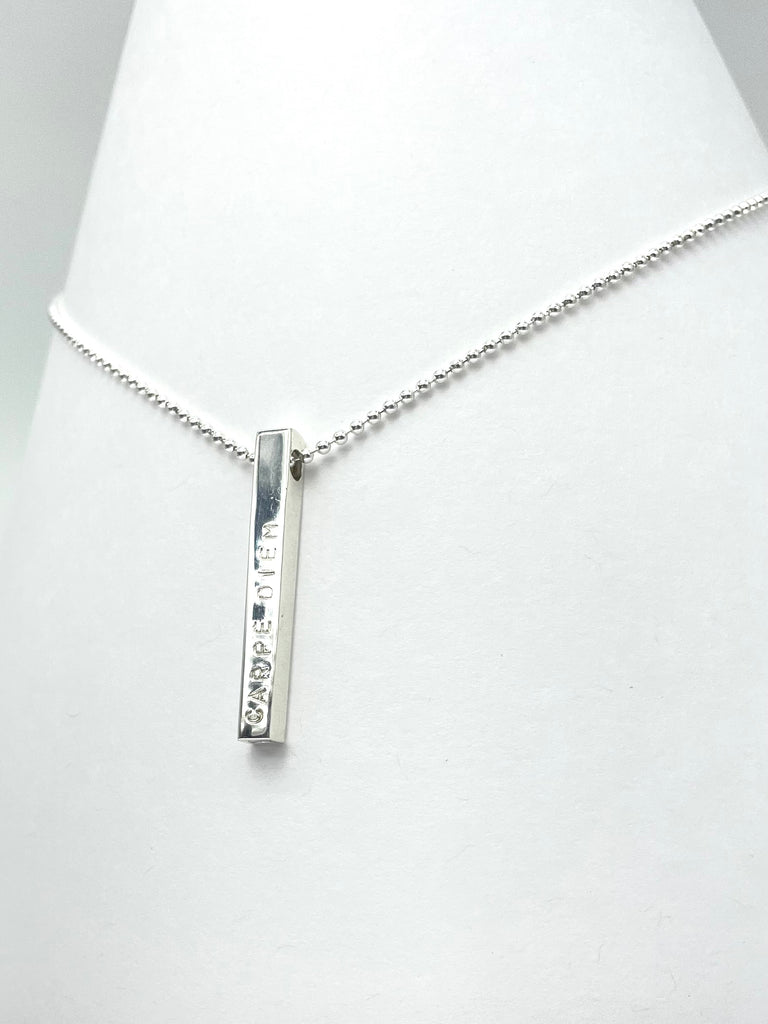TANYA vertical bar necklace