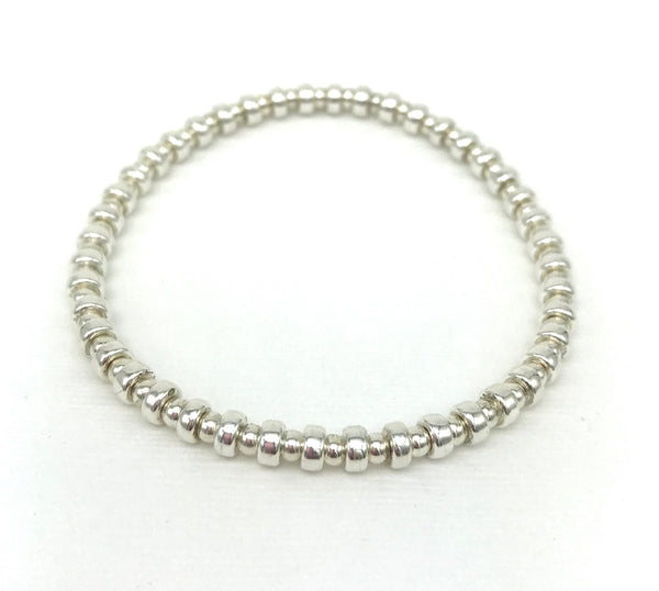 4 mm/roundel Bead Bracelet
