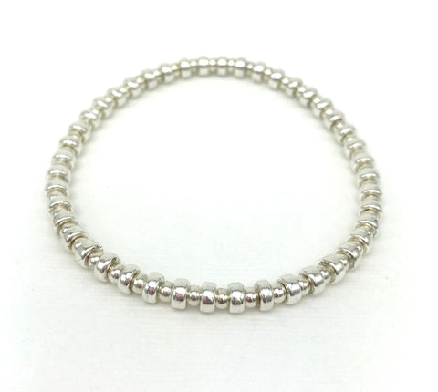4 mm/roundel Bead Bracelet