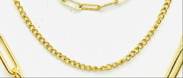 14kt Gold Filled Fine Curb Chain