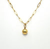 Leah 14Kt Gold Filled Ball Drop Necklace