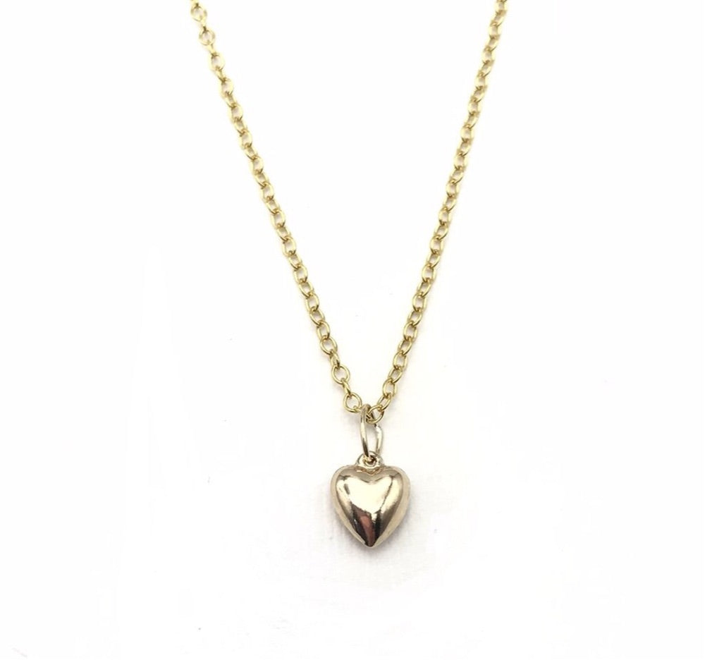 Zoe Heart 14kt Gold Filled Necklace