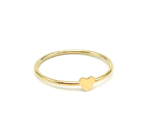 Heart Disc Stacking Ring