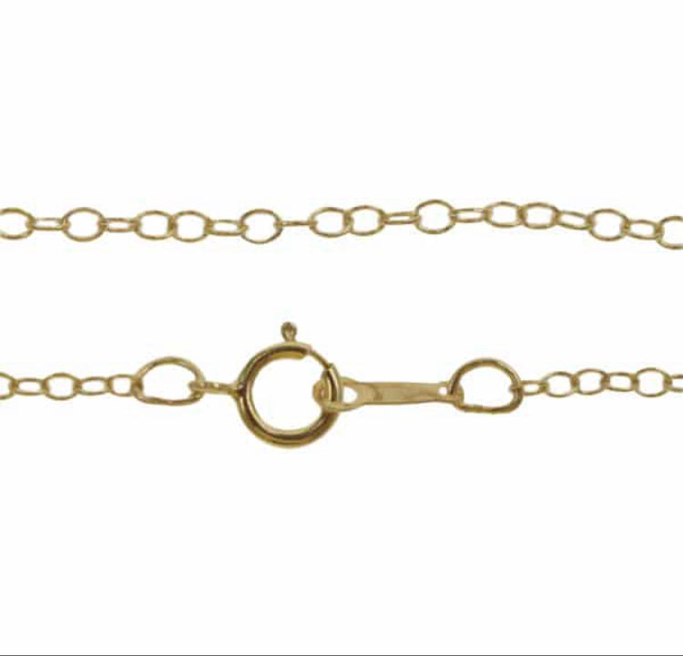 14kt Gold Filled Fine Cable Chain